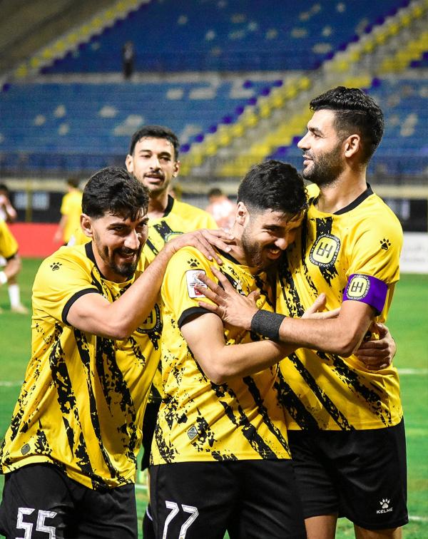 الحاج يتوهج .. والحسين لربع نهائي الكأس بفوز عريض على الكرمل