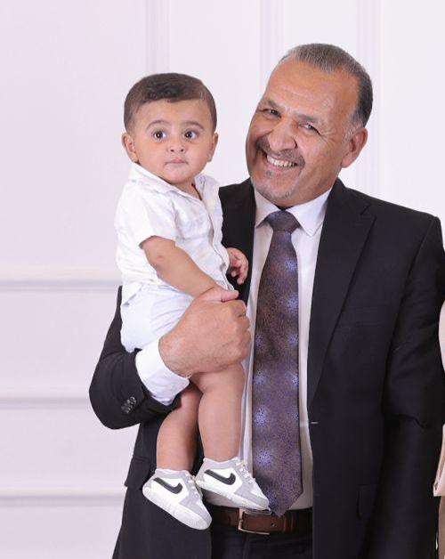 الكعابنه وعائلته يهنئون حفيدهم سلطان أيهم جوهر بعيد ميلاده الاول