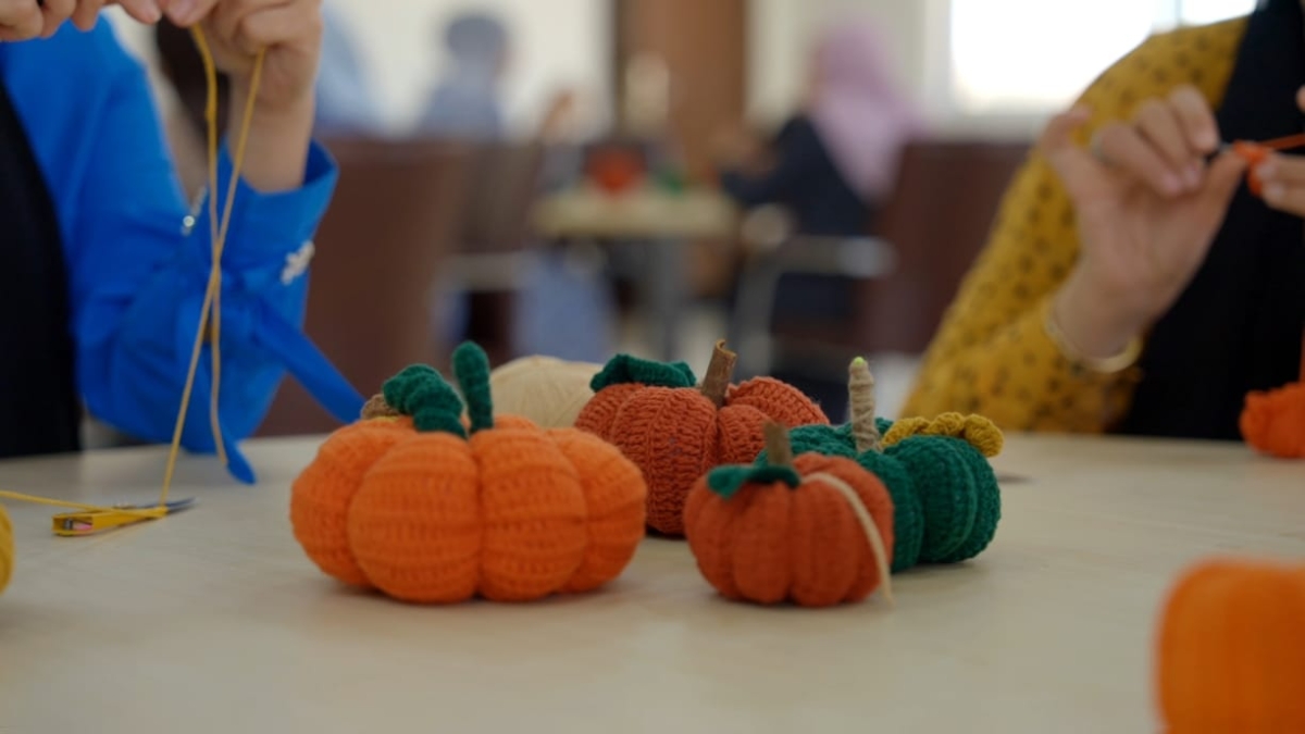 الخيرية الهاشمية تنهي تدريب الكروشيه في الكرك