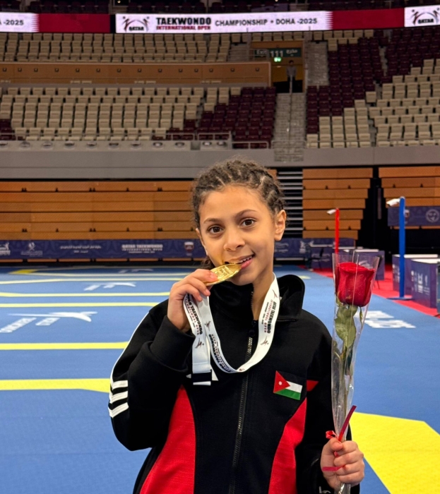 الذهبية لسلمى الضميري في بطولة قطر المفتوحة للتايكوندو