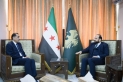 السفير القضاة يلتقي وزير الإعلام السوري في دمشق