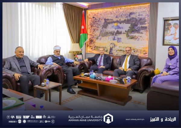 وزير الأوقاف يستقبل رئيس جامعة عمّان العربية والوفد المرافق