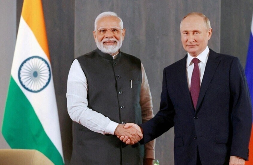 أوشاكوف: موسكو ونيودلهي تستعدان لزيارة مثمرة سيجريها بوتين إلى الهند