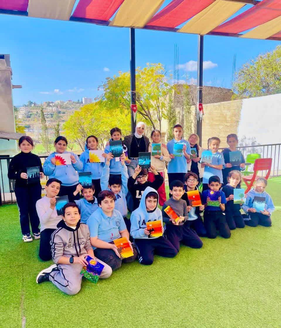 ثقافة جرش تنفذ ورشة رسم بالأكريليك على الكانفاس