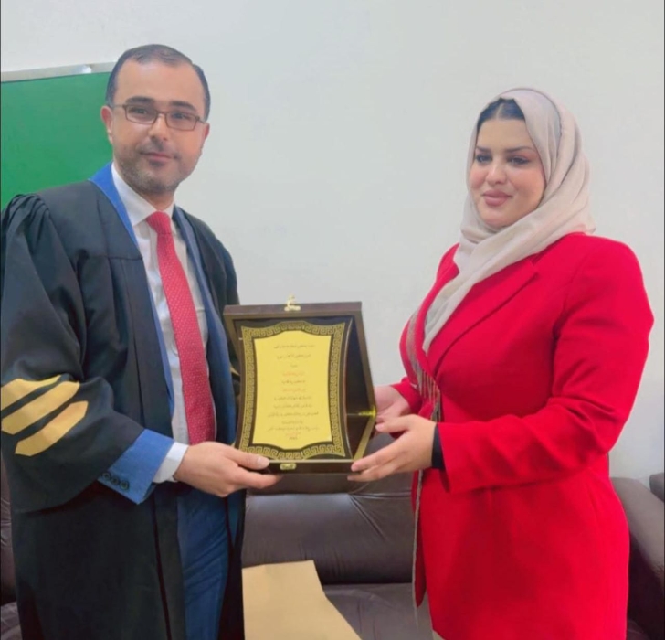 رئيس فرع نقابة محامين المفرق يٌكرّم الدكتورة نور المساعيد