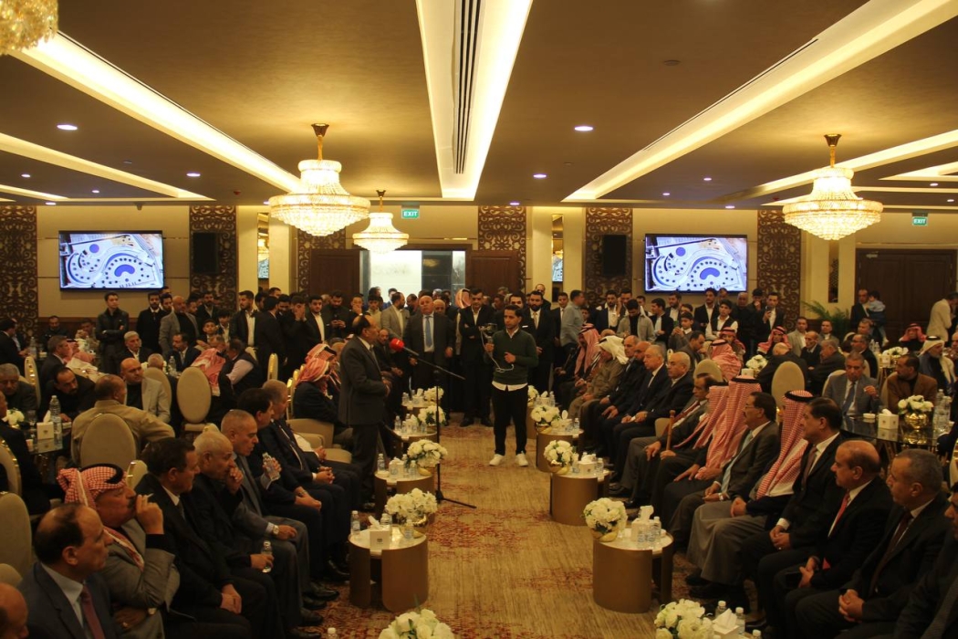 جاهة المناصير والحنيطي في خطوبة المهندس حازم نجل الباشا ياسر المناصير  (فيديو وصور)