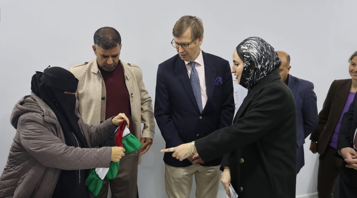 السفير الألماني يزور جمعية جبل زمزم في محافظة المفرق