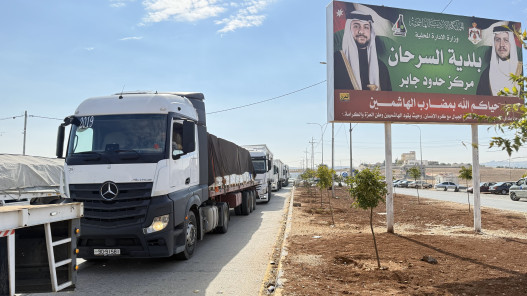 الأردن يسير قافلة مساعدات جديده إلى سوريا