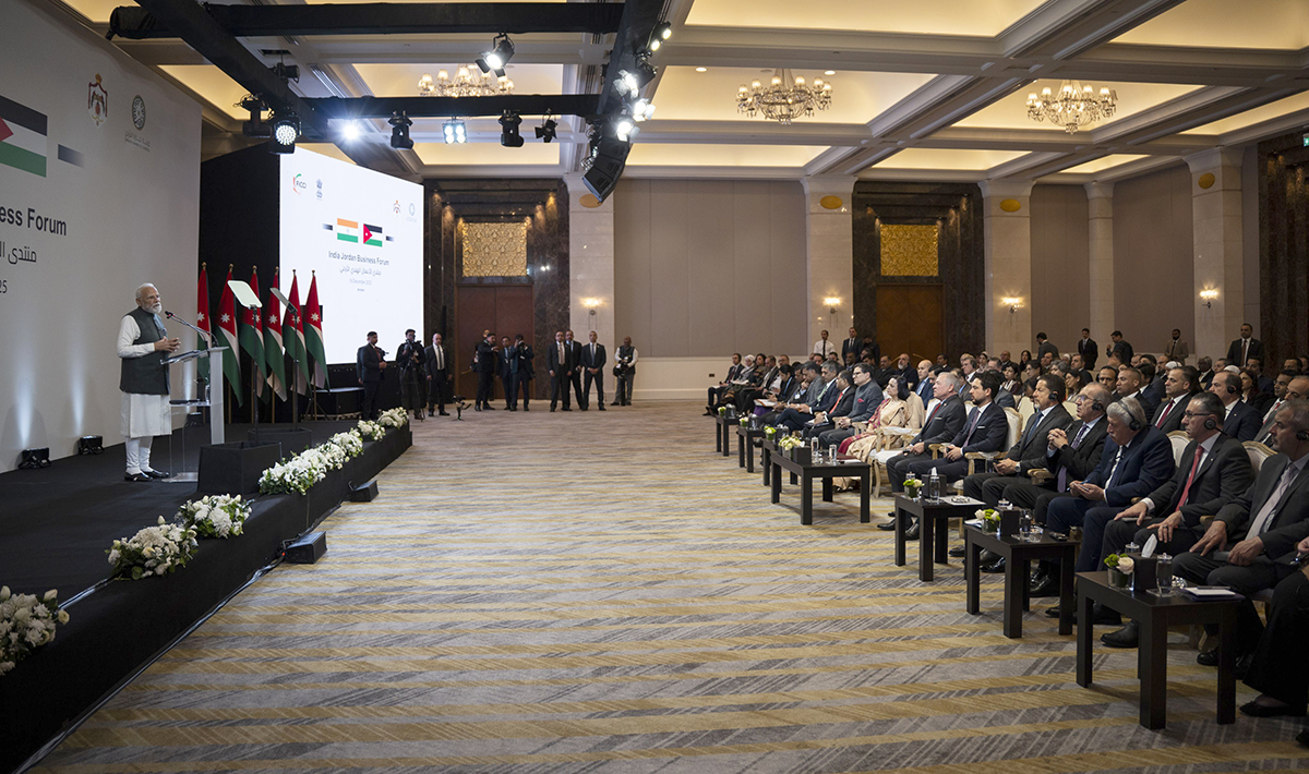 الأردن والهند يصدران بيانا مشتركا في ختام زيارة رئيس الوزراء الهندي إلى المملكة