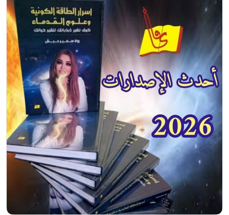 صدور كناب أسرار الطاقة الكونية وعلوم القدماء ،كيف تغير ذبذباتك لتغير حياتك للكاتبة رولا سمير حبش
