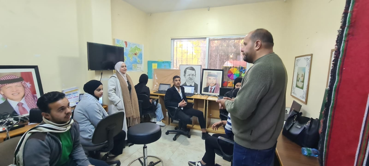 اختتام دورة تدريبية في الحاسوب في مركز شباب وشابات عجلون النموذجي