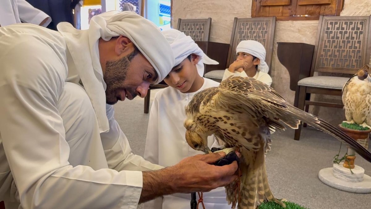 فرع موسمي لمدرسة محمد بن زايد للصقارة بنادي صقاري الإمارات