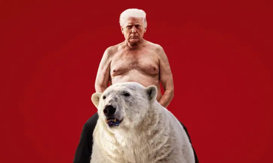 ترامب يمتطي دباً قطبياً .. غلاف الإيكونوميست يتفاعل مع غرينلاند