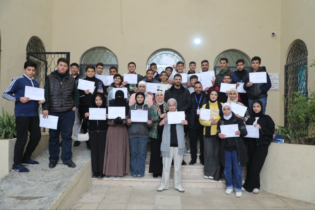 اختتام تدريب محاكاة الأعمال الصغيرة ضمن برنامج انهض – يافعين في كفرنجة وسحاب