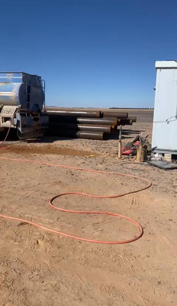 ضبط بئر مياه مخالفة في البادية الجنوبية وبيع صهاريج في ناعور