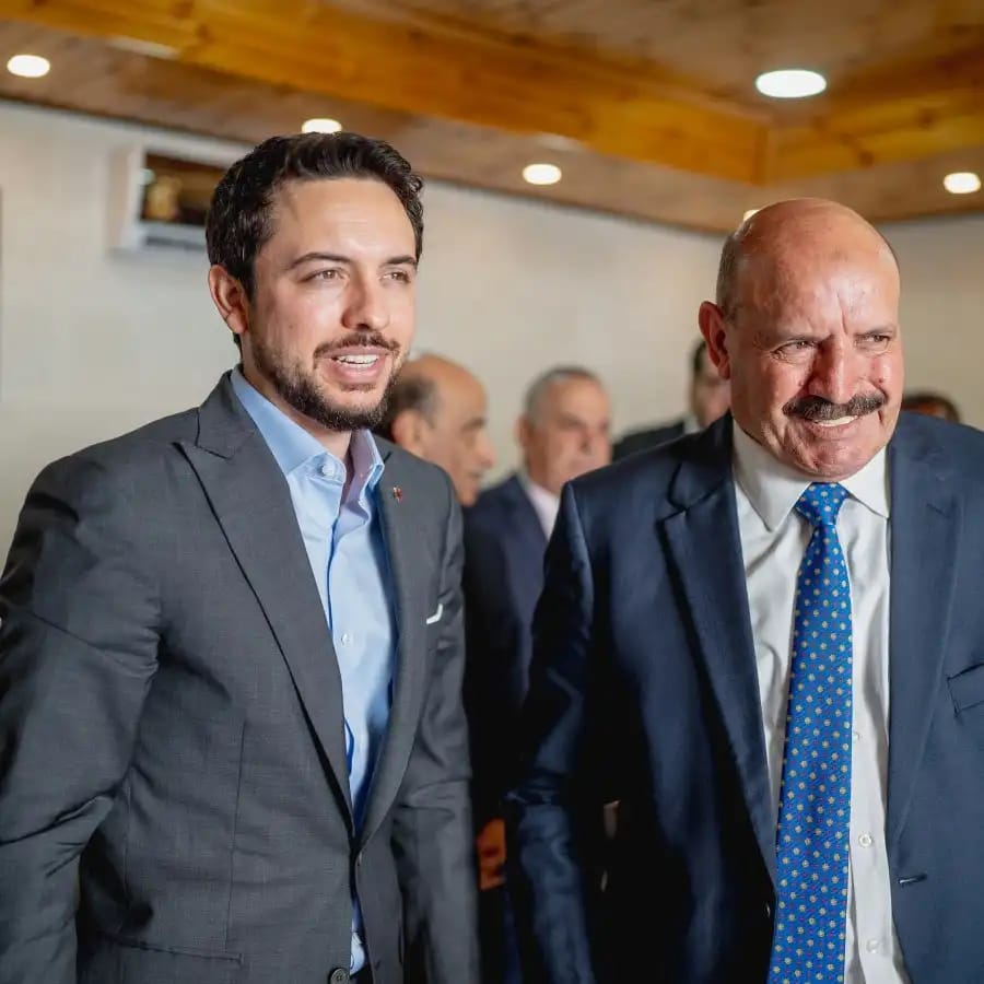 العميد أبو زيد يوجه رسالة شكر لولي العهد على زيارته لمنزله ولقائه ممثلين ووجهاء عن لواء سحاب