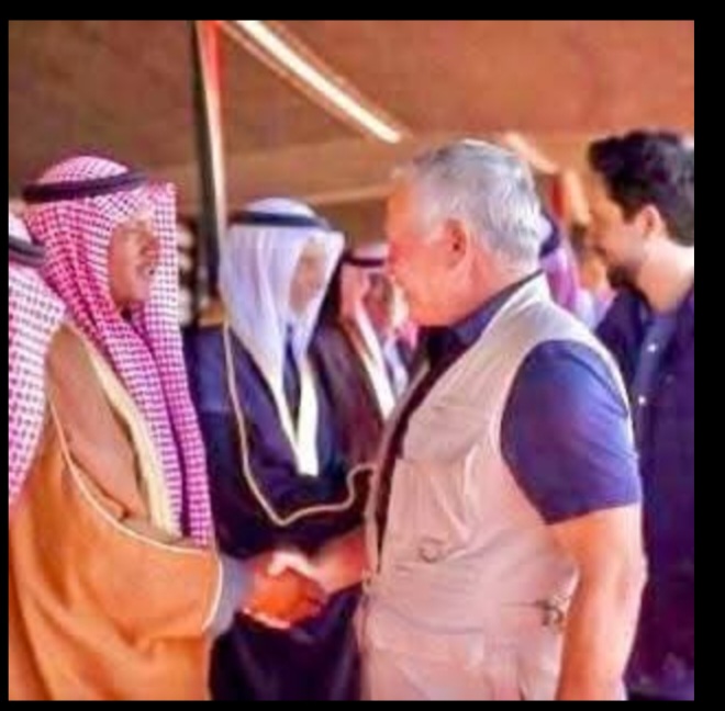 رم : الشيخ  عبدالله عوض الزلابية يهنئ جلالة الملك وولي العهد بمناسبة حلول شهر رمضان المبارك