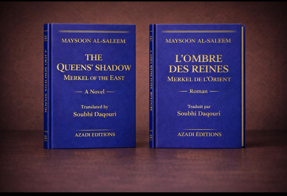 ميسون السليم تودع النسختين الإنجليزية والفرنسية من روايتها ظل الملكات: ميركل الشرق