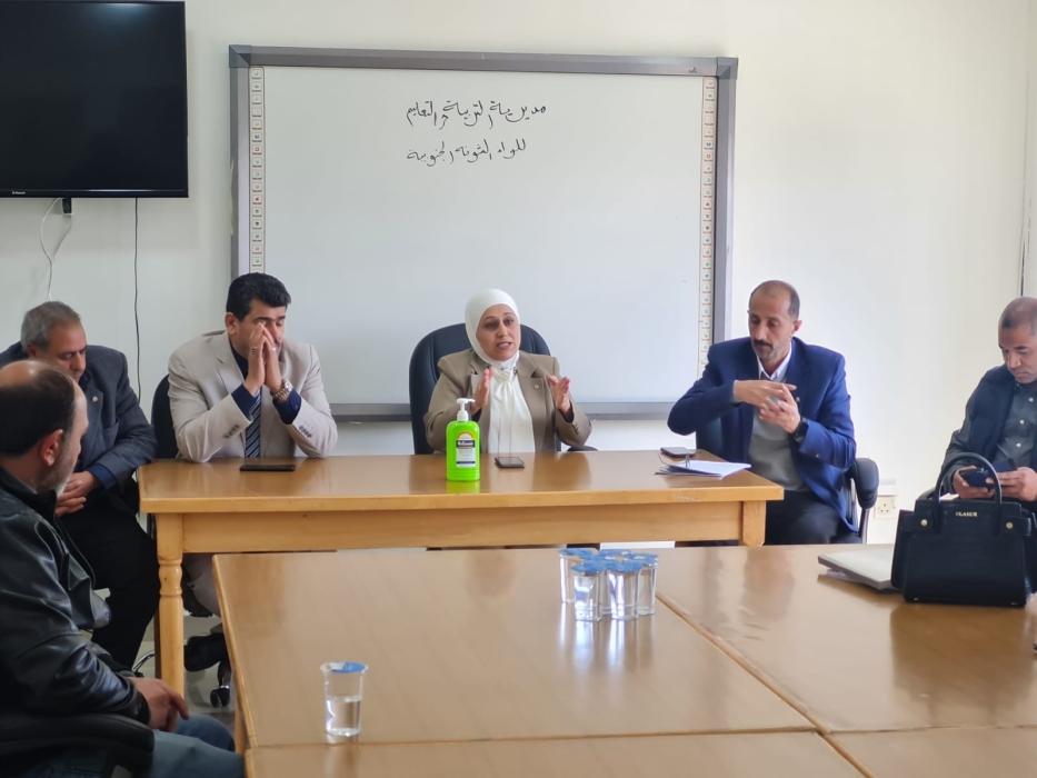 تربية الشونة الجنوبية تبحث سبل تطوير أداء مراكز الطلبة المتسربين