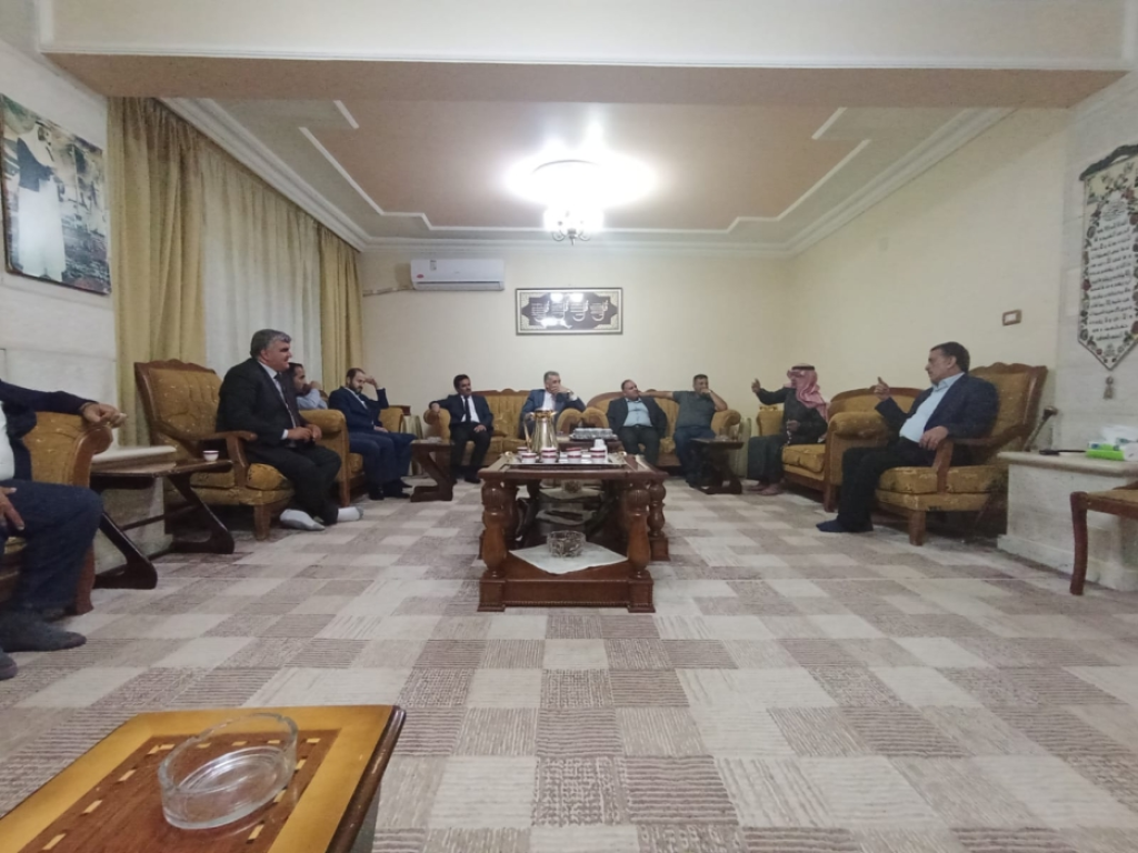 الدكتور ممدوح هايل السرور يستقبل امين عام وزارة الثقافة الدكتور نضال الأحمد