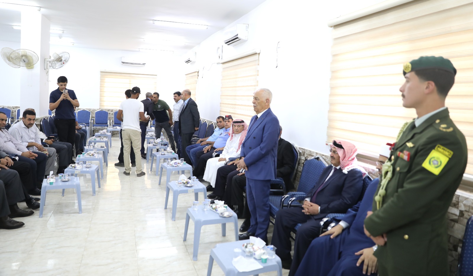 مندوبا عن الملك وولي العهد.. العيسوي يعزي قبيلتي العبادي والعدوان