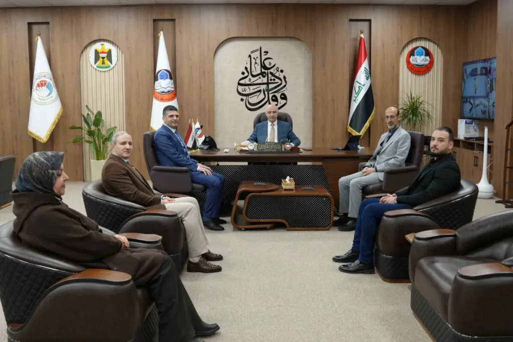 صيدلة جامعة الموصل تُعزز جودتها الأكاديمية باستضافة ممتحن خارجي من جامعة فيلادلفيا الأردنية