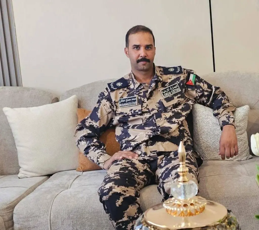 الرائد محمد مصلح عفاش الجازي  الحويطات  ..مبارك