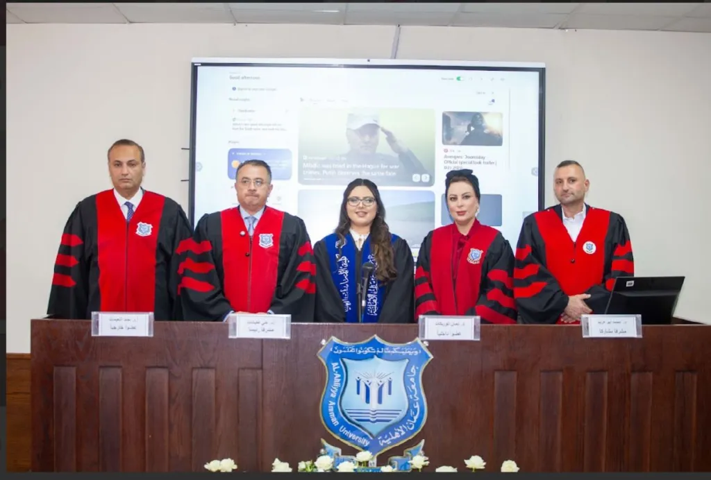 إنجاز يستحق الفخر: ناديا عماد قطيشات تعتلي قمة العلم بنيلها الماجستير