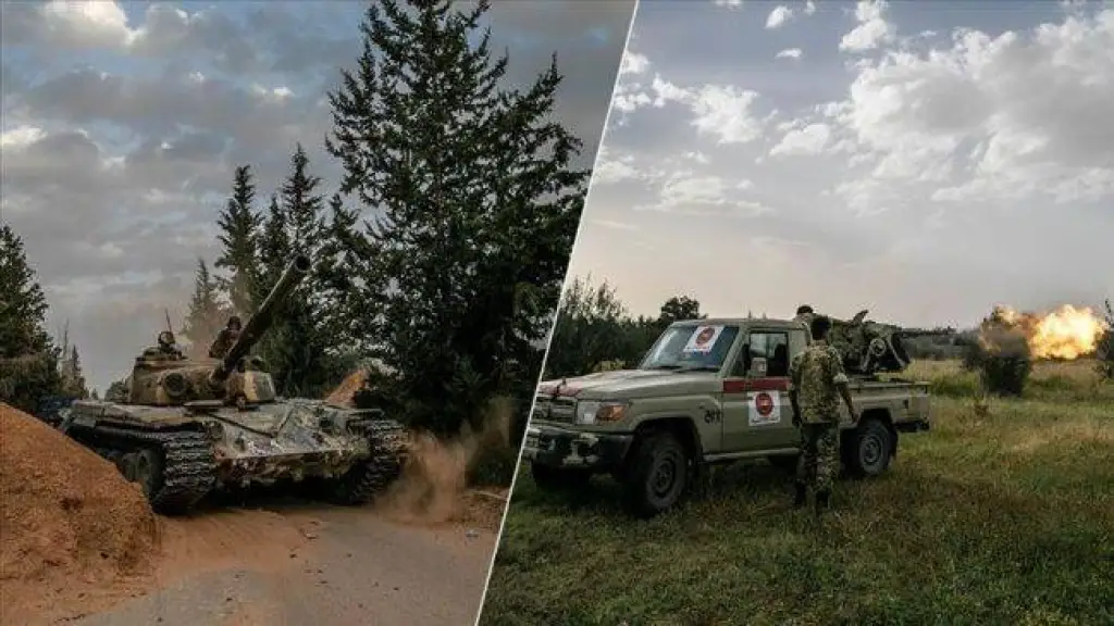 مقطع مصور يرصد تحرير الوطية وخلوها من  قوات الجيش الوطني
