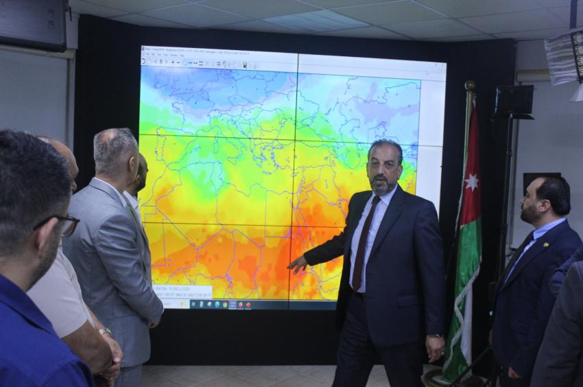 مدير الأرصاد الجوية السورية يزور الأرصاد الجوية الأردنية للتعاون وتبادل الخبرات