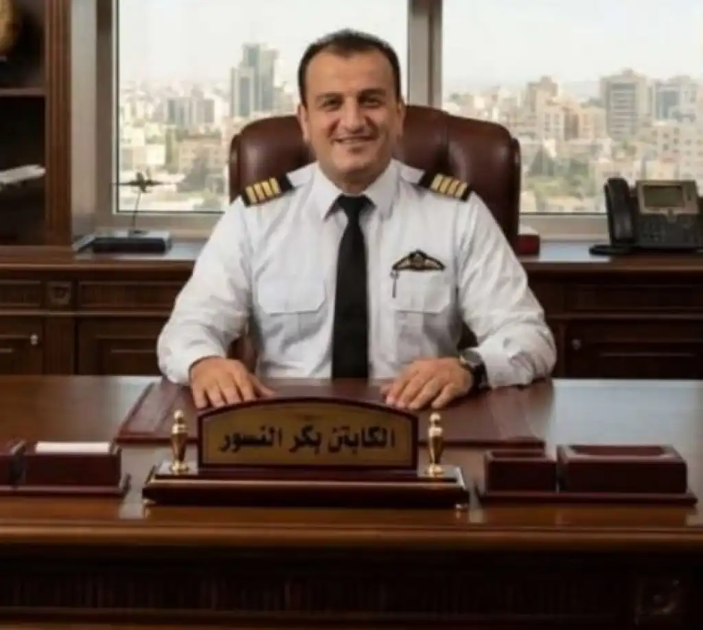 الشيخ شهاب حسين قاسم الزيود يهنئ عطوفه المهندس الكابتن بكر النسور