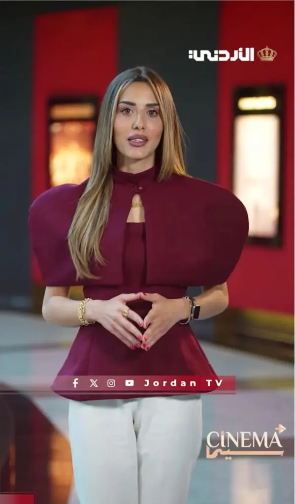 نتالي الزواهرة تستأنف إطلالتها على التلفزيون الأردني عبر "سينما بلس"