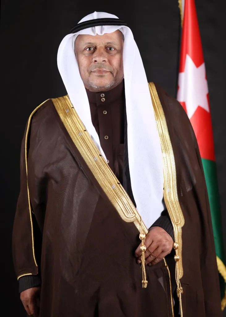 الشيخ  محمد  طويحين  المصبحيين الحويطات إلى جلالة الملك  وولي العهد بعيد الاستقلال الثمانين