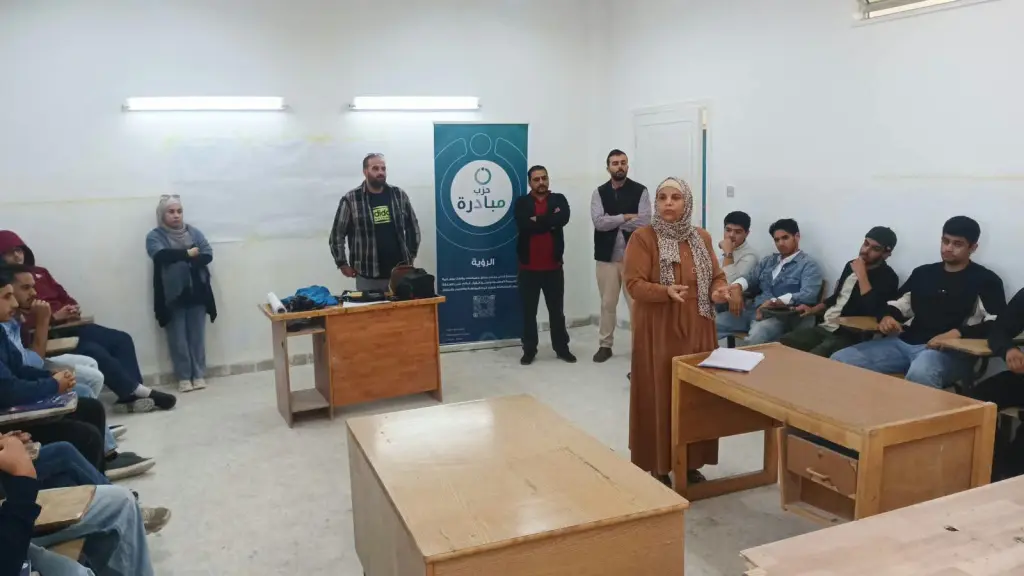 حزب "مبادرة" فرع الطفيلة ومدرسة أسامة بن زيد يطلقان مبادرة "محيطنا قرارنا" ويعقدان جلستها الأولى