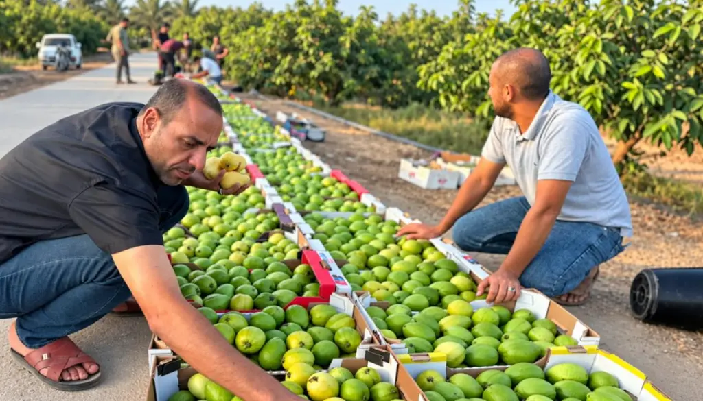 موسم الجوافة في غزة .. السعر يقفز لقرابة 7 أضعافه