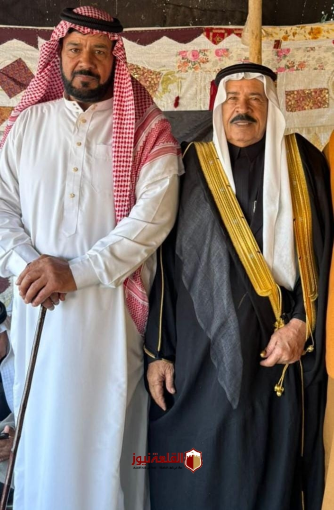 الشيخ مسلم بن لويفي الضيوفي العطوي حاتم تبوك في ضيافة الشيخ خالد إمحمد المزايدة.