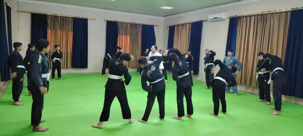 استمرار برنامج الجوجيتسو في مركز شباب وشابات عجلون