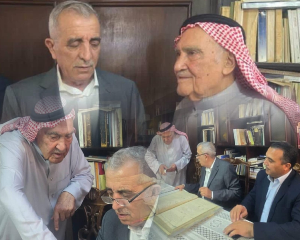 الرواشدة يزور الباحث في التراث حامد النوايسة