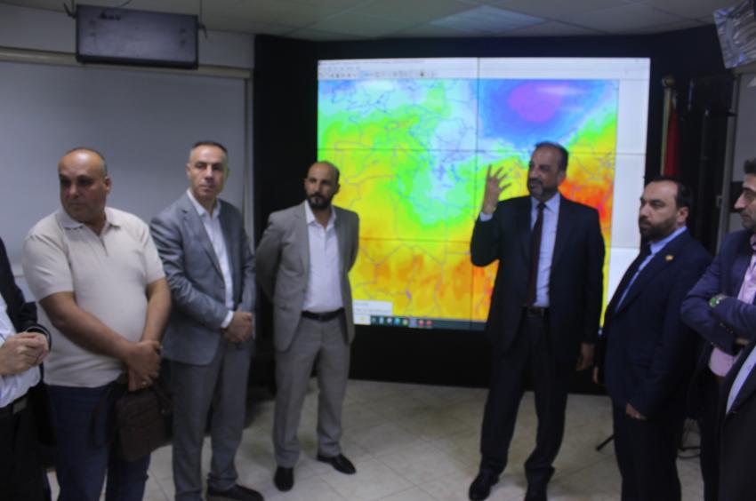 مدير الأرصاد الجوية السورية يزور الأرصاد الجوية الأردنية للتعاون وتبادل الخبرات