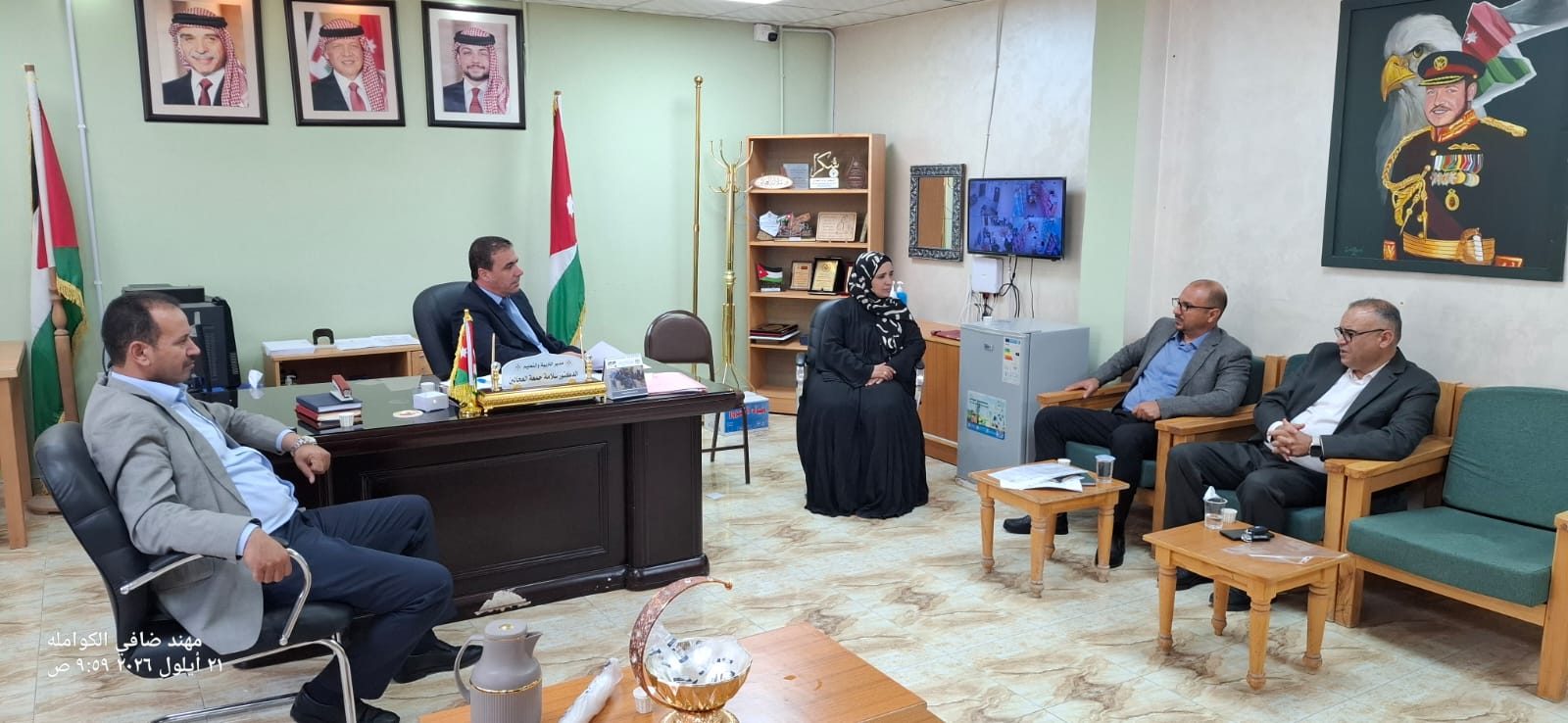 لقاء يجمع الجامعة الأمريكية و مديرية تربية لواء ذيبان