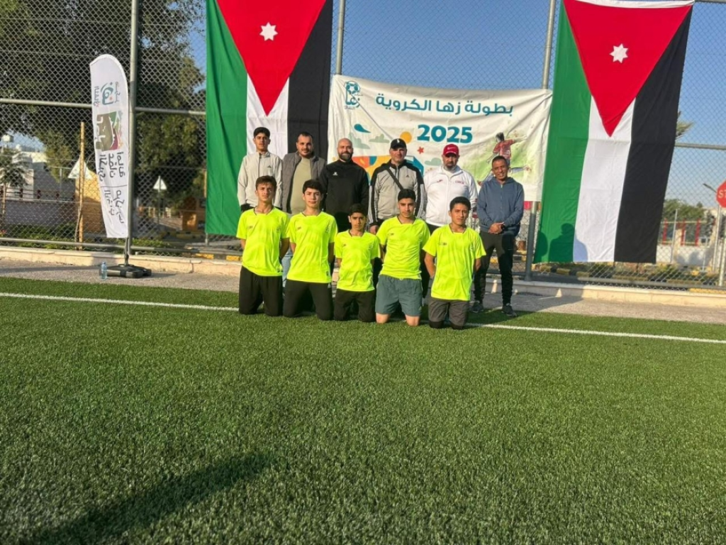 مبارك فوز فريق مركز زها الطفيلة بالبطوله الكرويه ضمن اقليم الجنوب
