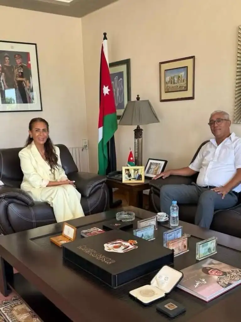 غنيمات تستقبل رئيس النقابة الوطنية للصحافة المغربية