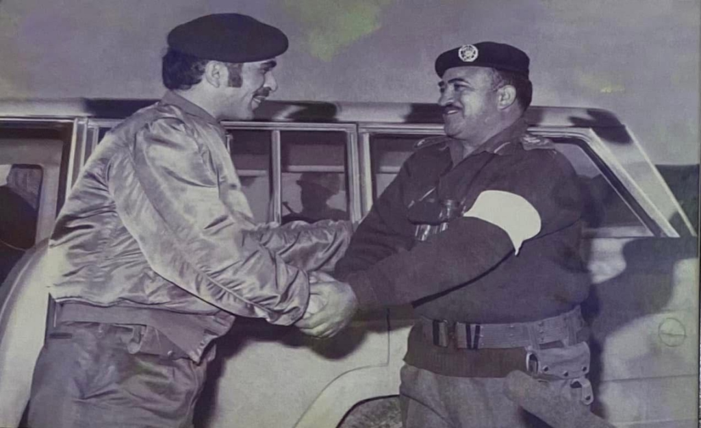 حابس ذياب الشوبكي راثياً جده العقيد حابس علي ذياب الشوبكي