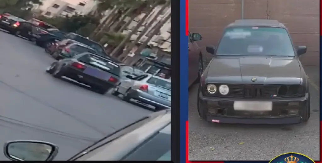 ضبط سائق متهور اصطدم بمركبة متوقفة