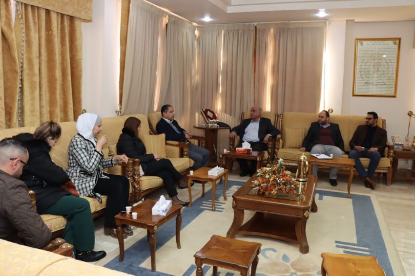 و فد من برنامج الأمم المتحدة الإنمائي/ الأردن (UNDP) يزور جامعة الحسين بن طلال / معان ( صور )