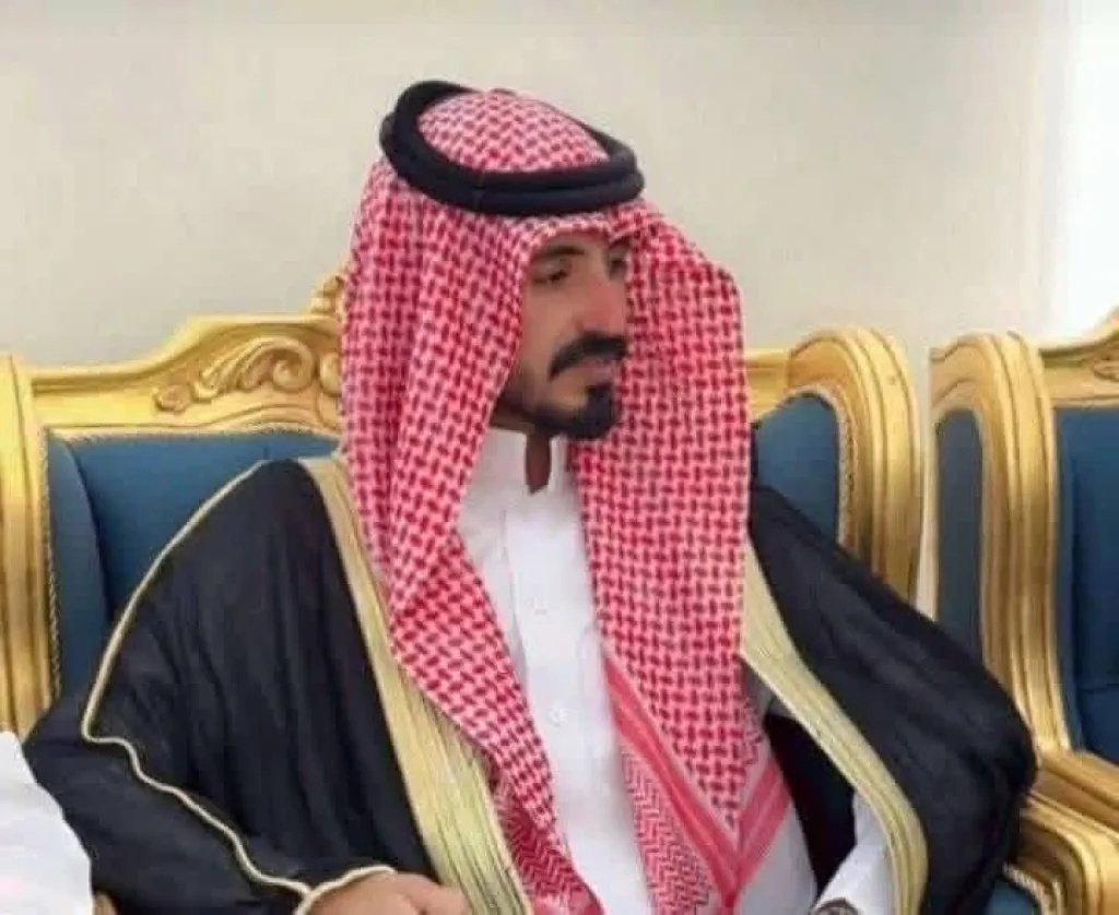الشيخ متعب ابن ماضي السليمات بني عطيه يهنيء  الشيخ  محمد القدمان
