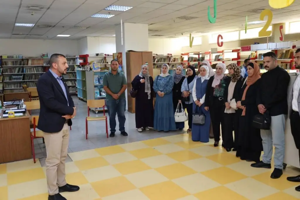 المكتبة الوطنية تستقبل وفد من وزارة الطاقة والثروة المعدنية