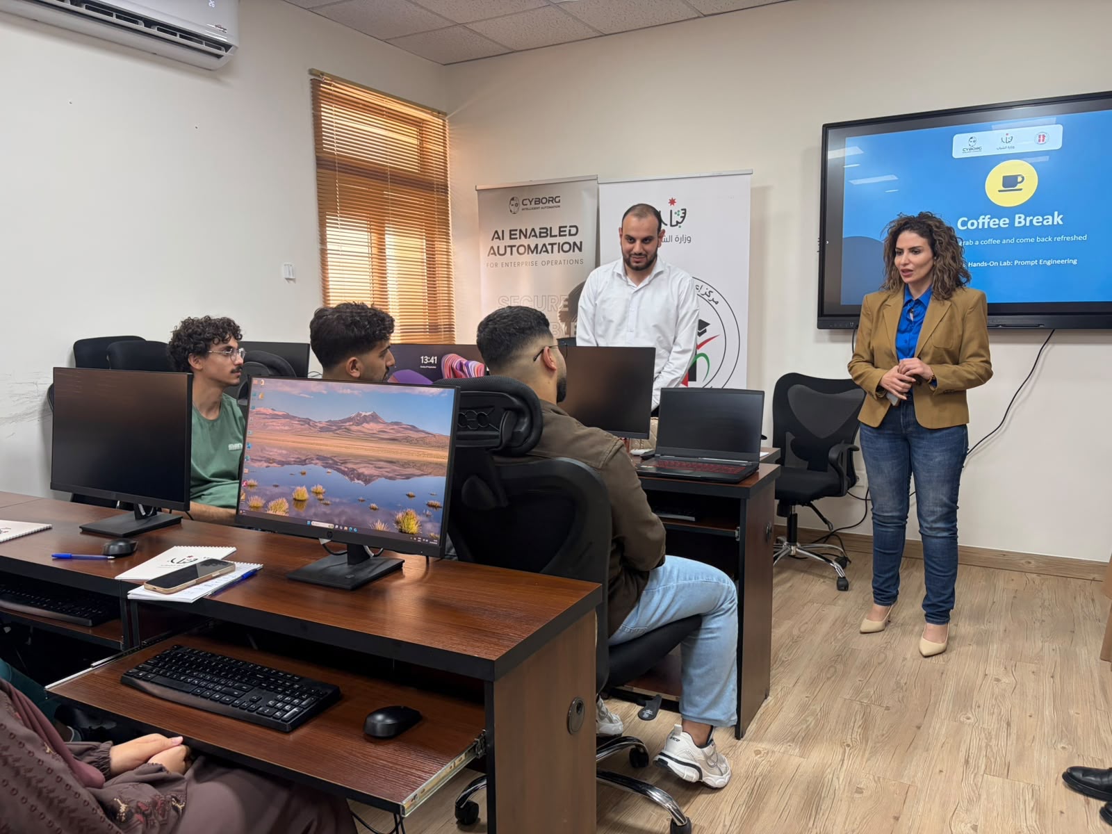 انطلاق المرحلة التدريبية الثالثة من برنامج «تكنو شباب ريادي» في مركز إعداد القيادات الشبابية