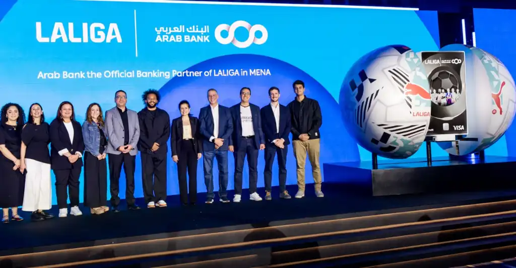البنك العربي و(لاليغا) يطلقان بطاقة فيزا ائتمانية مشتركة بحضور نجم كرة القدم العالمي مارسيلو