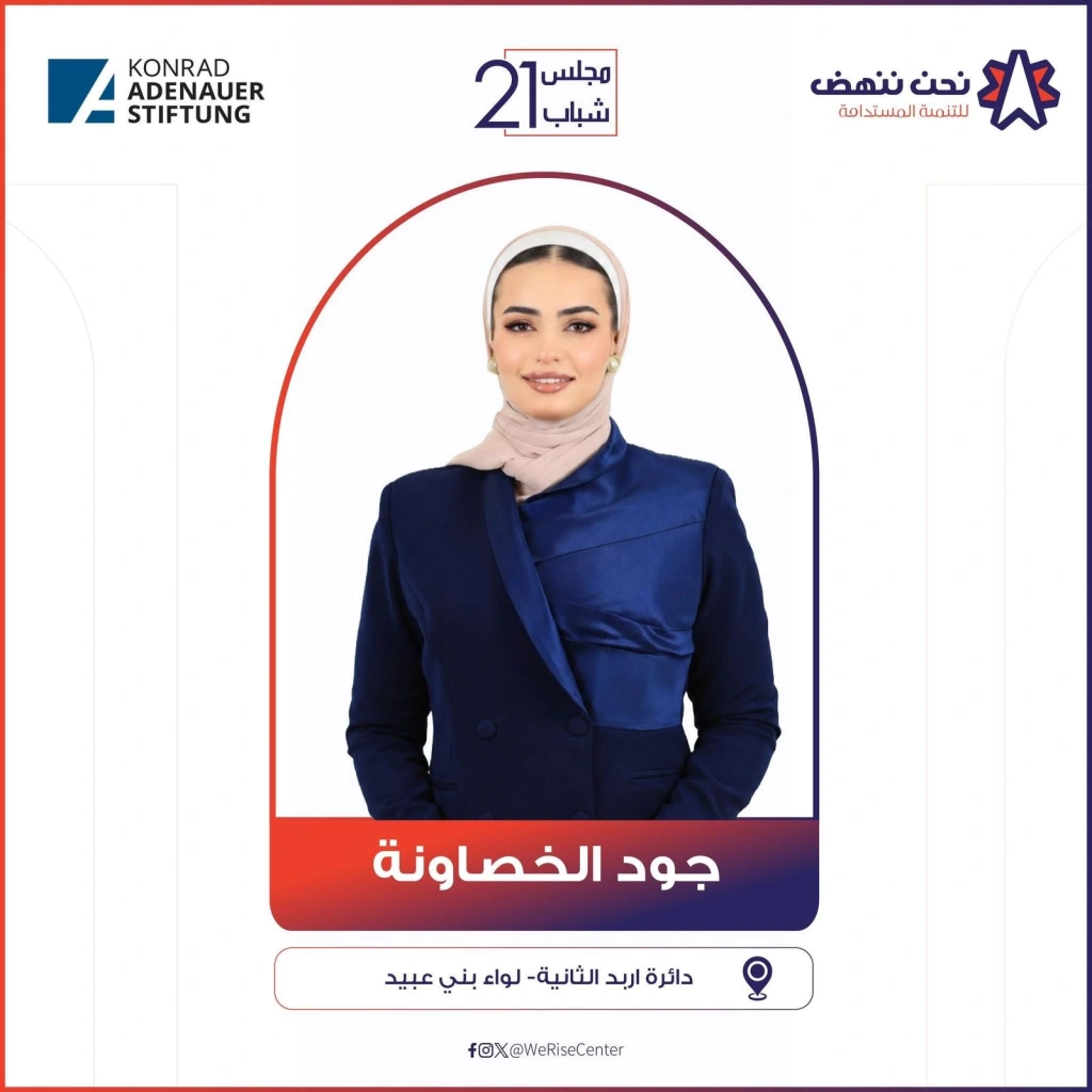 جود الخصاونة تعلن ترشحها لمجلس شباب 21
